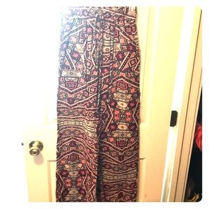 Navajo print flowy pants